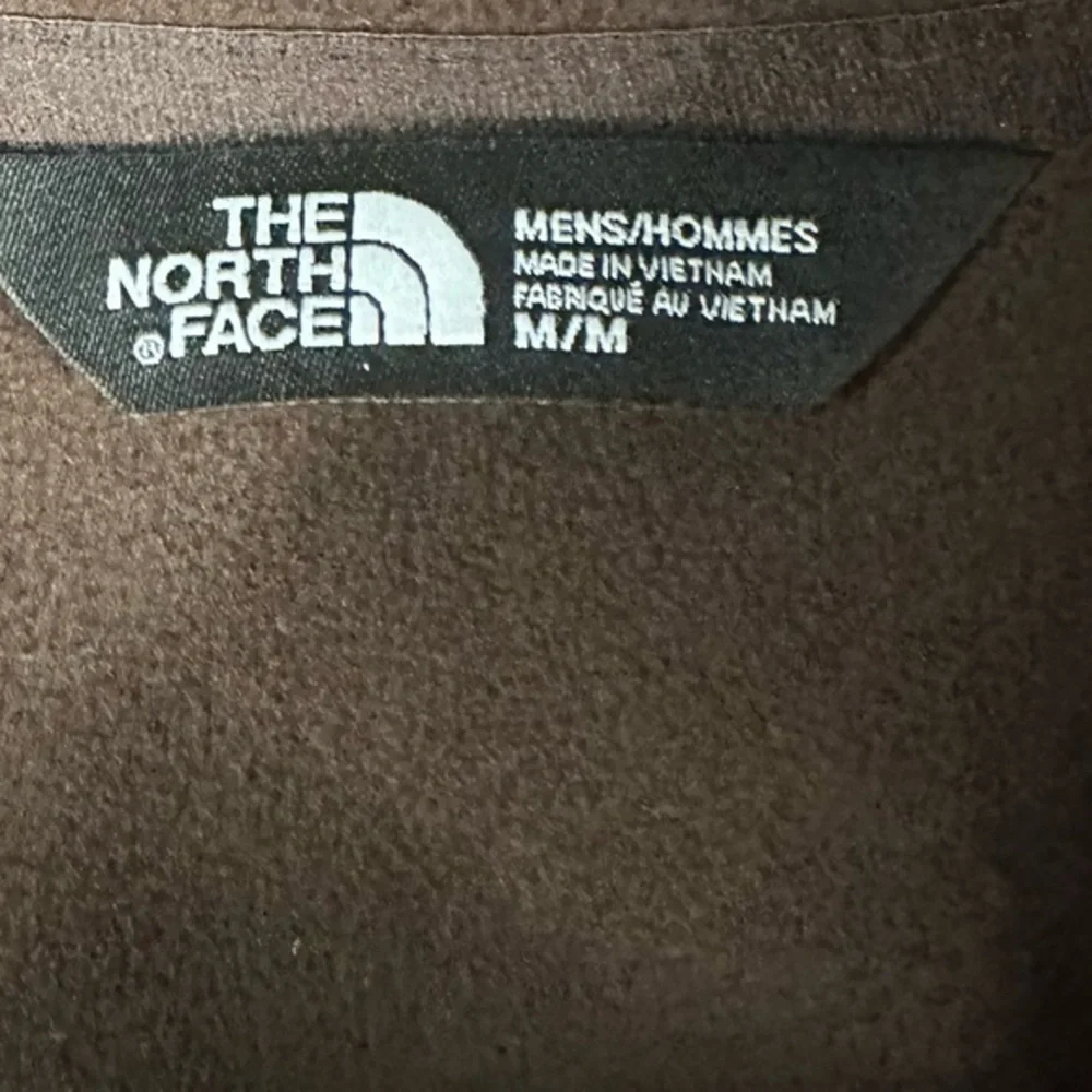The‎ North Face Mens Brown Heathered Full Zip Fleece Hoodie Jacket Medium